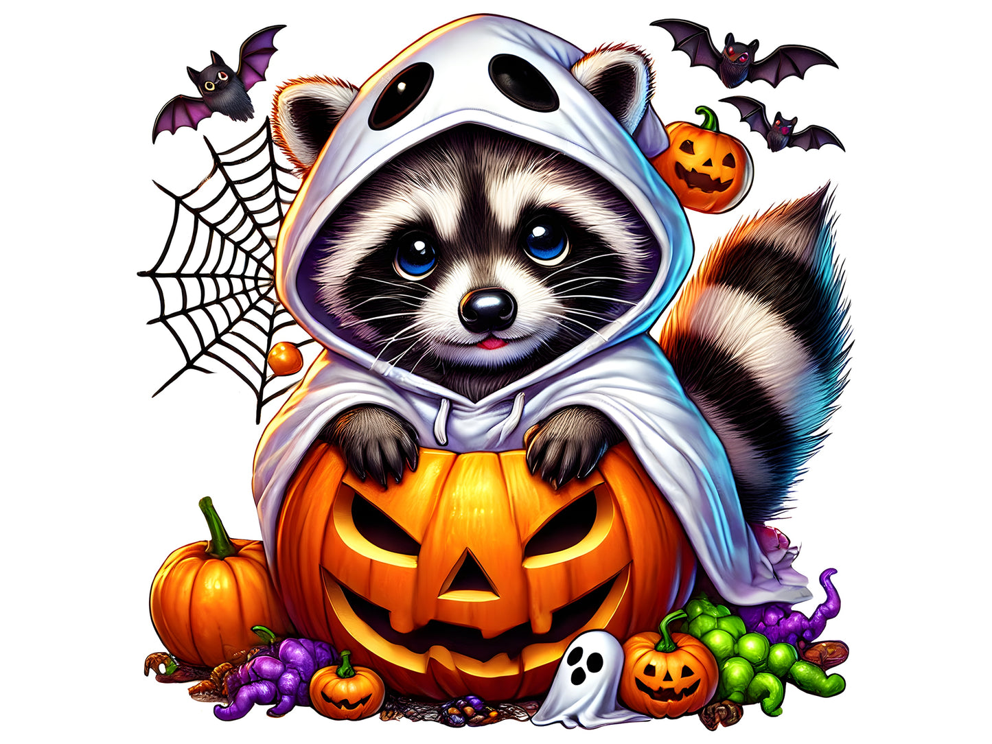 Halloween Raccoon 3
