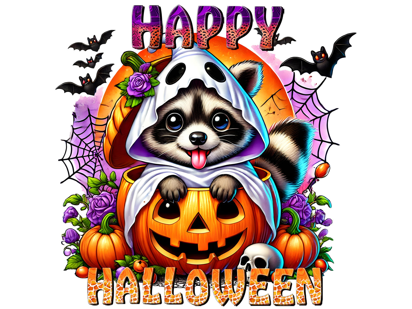 Halloween Raccoon 4