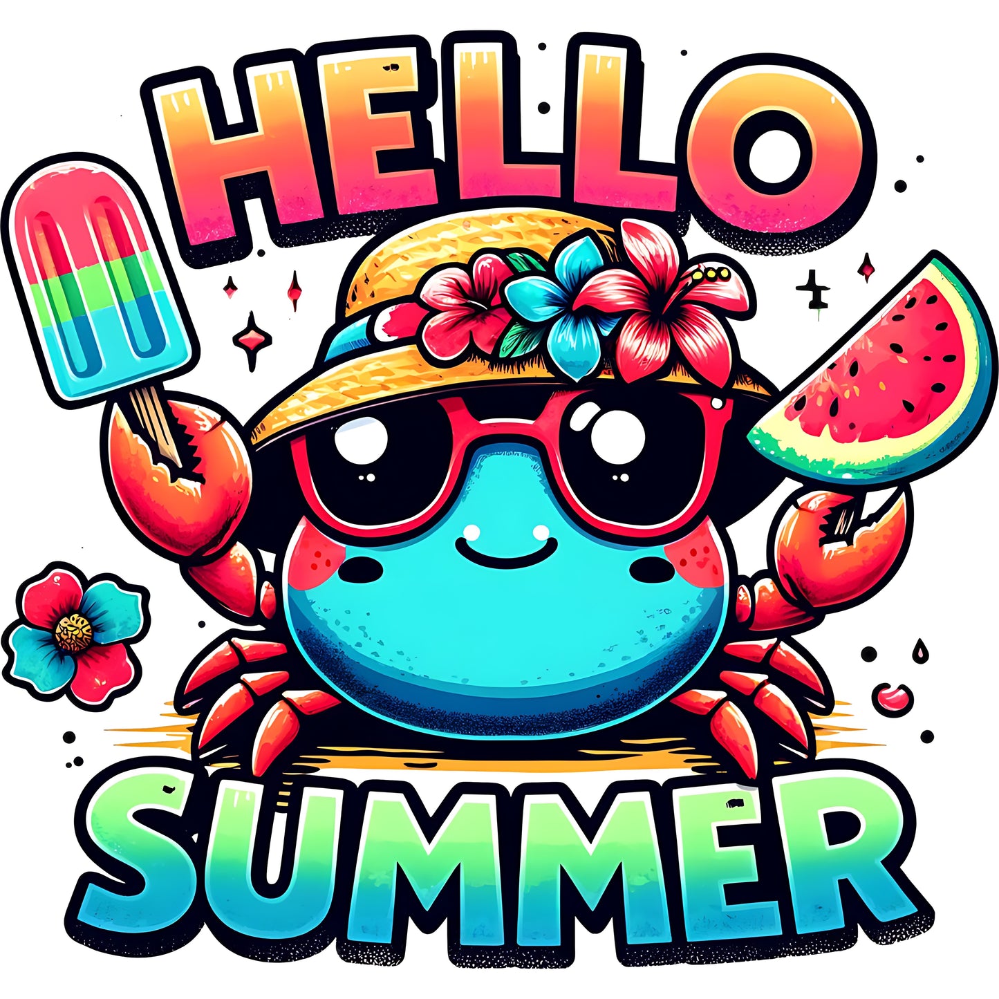 Crab Hello Summer