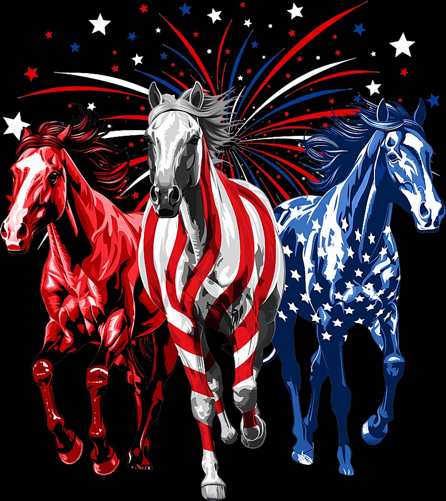 Horses 4th of July