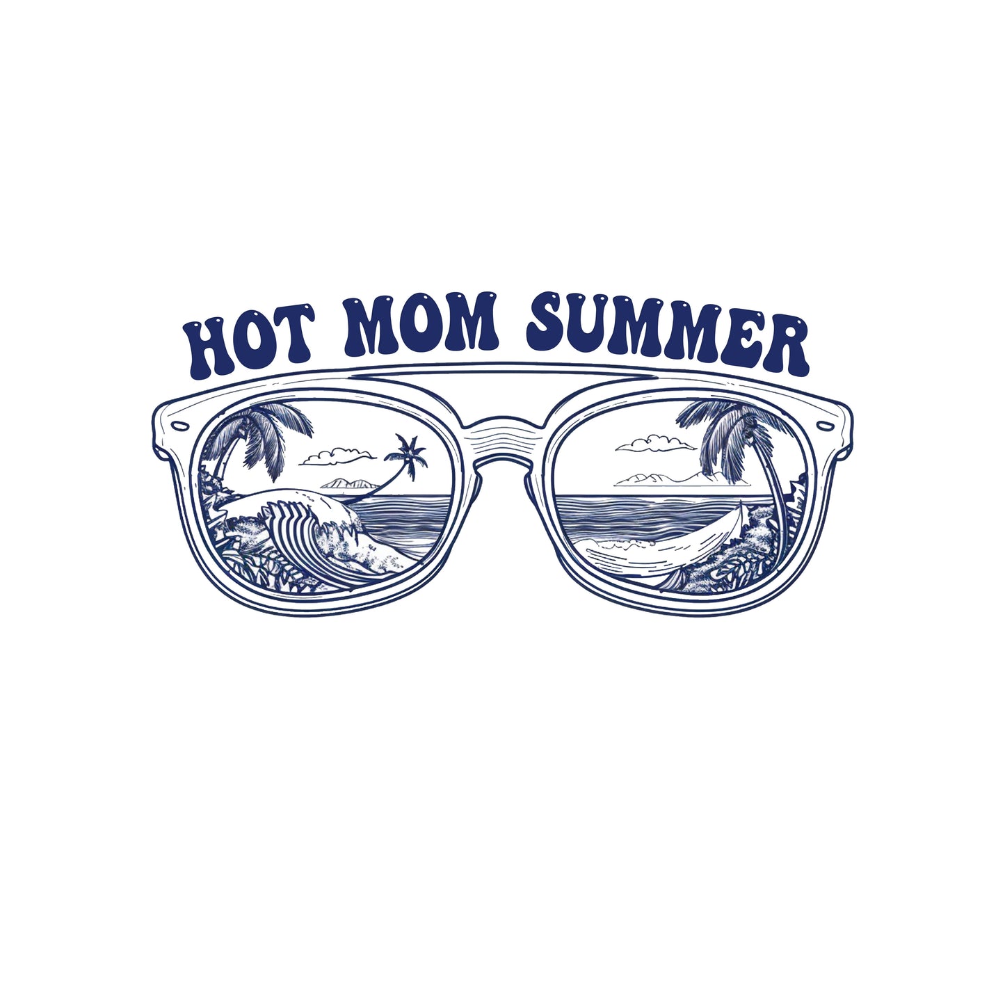 Hot Mom Summer Blue