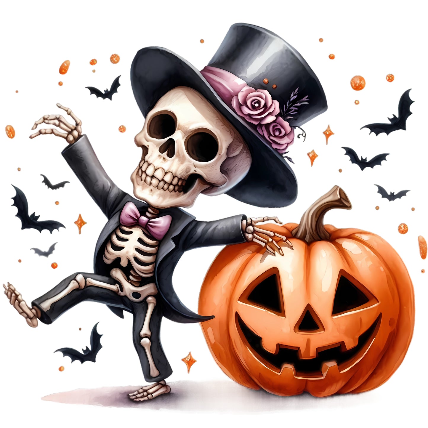 Skeleton in Tux