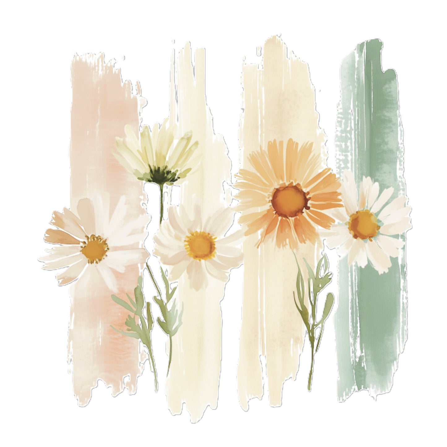 Watercolor Daisy