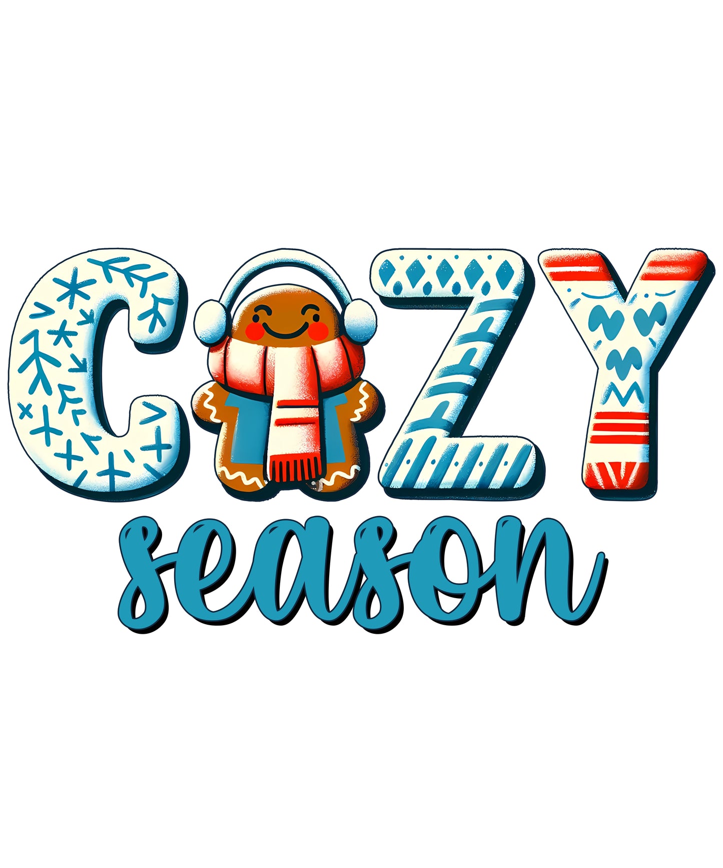 Cozy Season Gingerbread Man