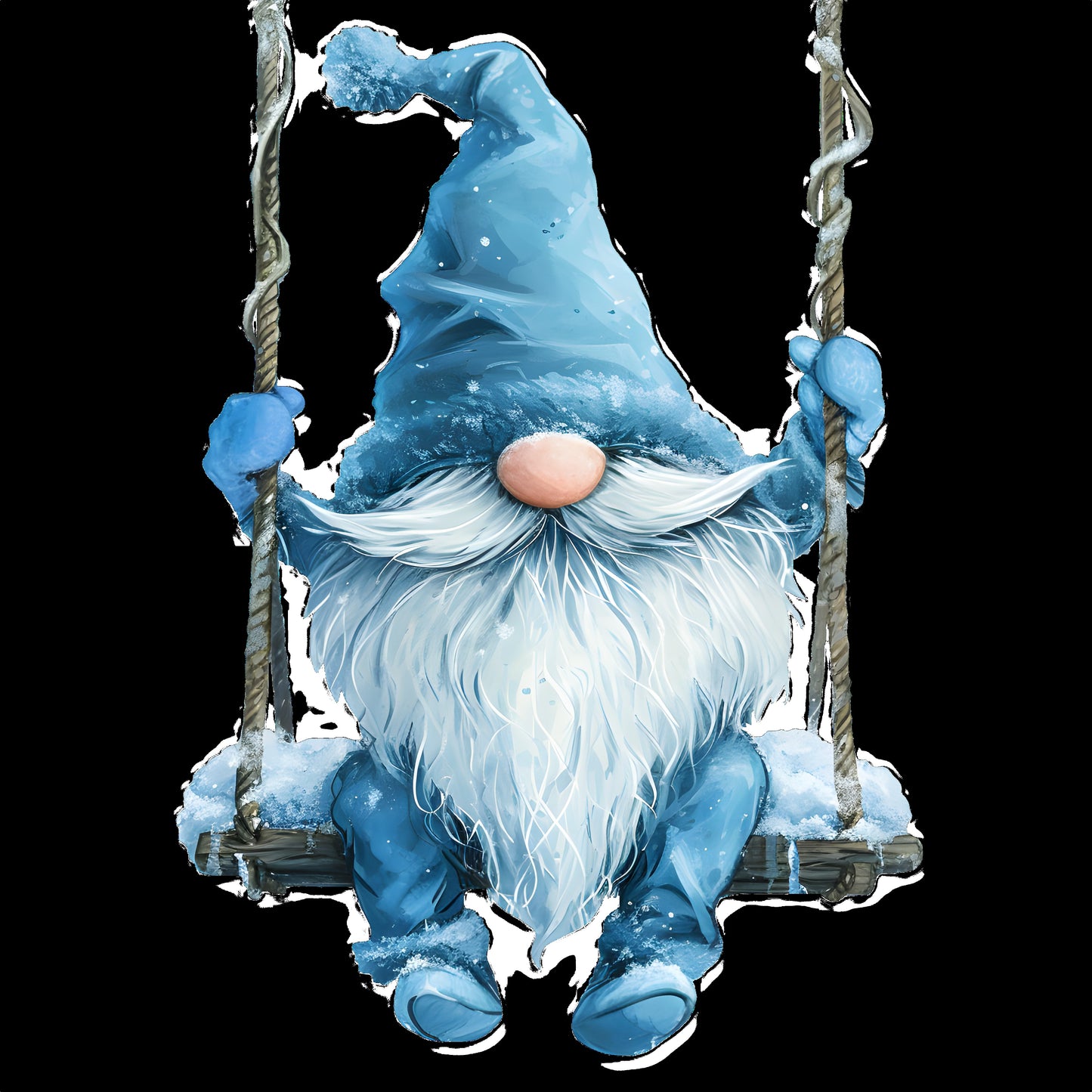 Blue Gnome in Swing