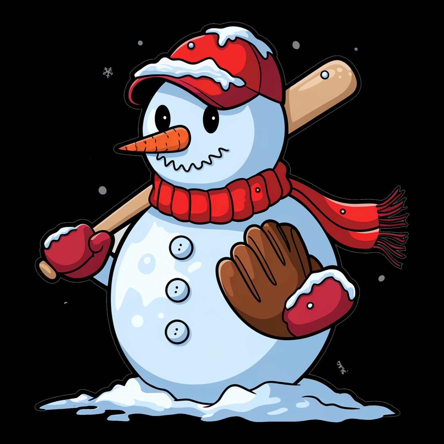 Baseball Snowman 2
