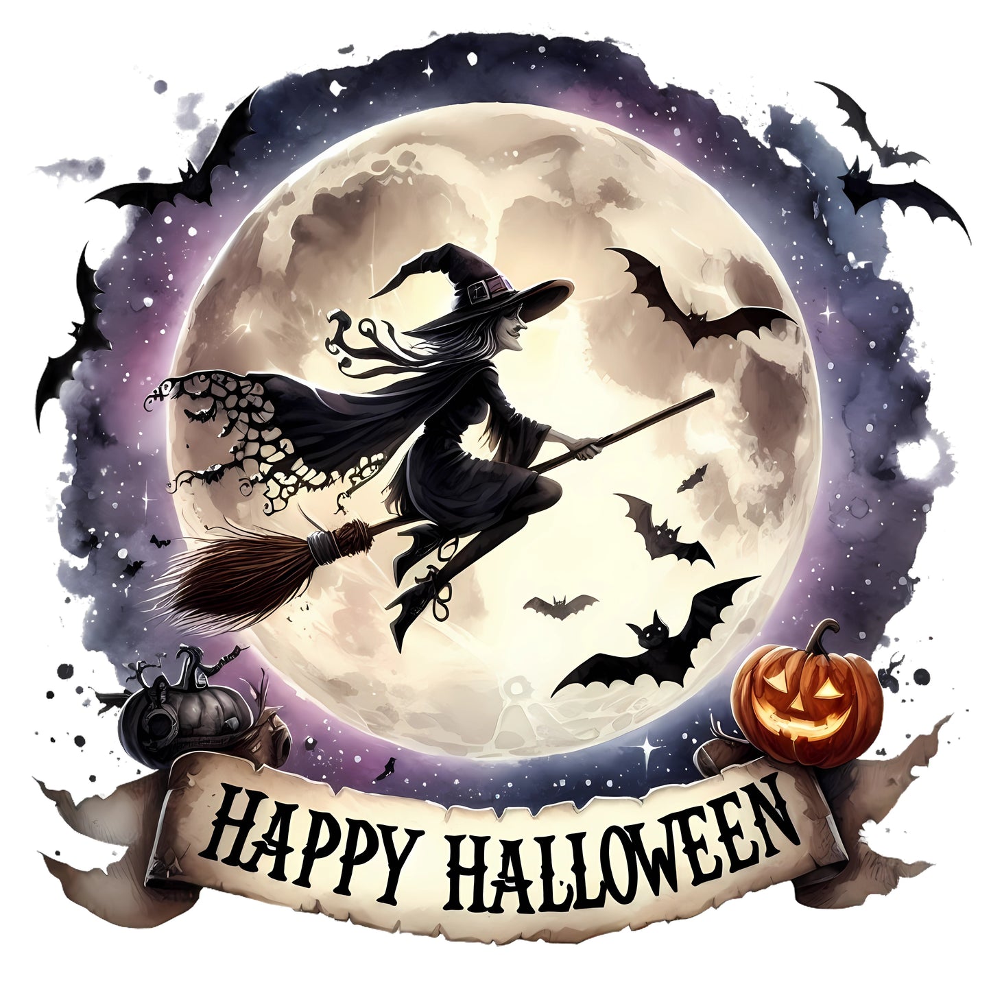 Witch on Broom