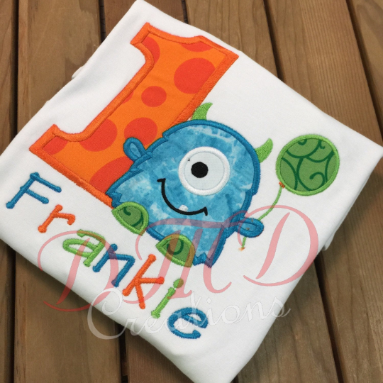 Monster Birthday Shirt, Little Monster Birthday Shirt - DMDCreations