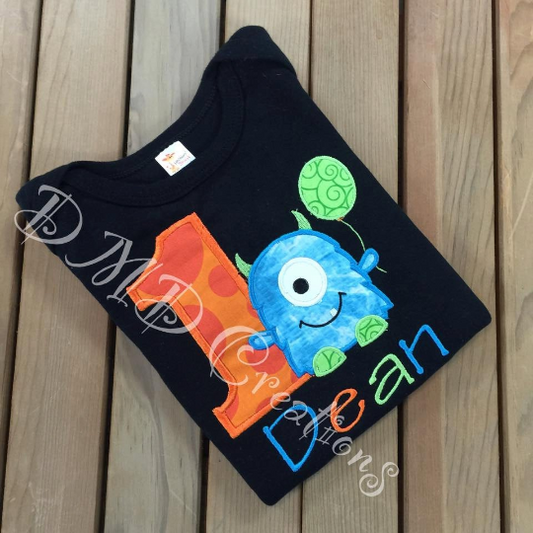 Monster Birthday Shirt, Little Monster Birthday Shirt - DMDCreations
