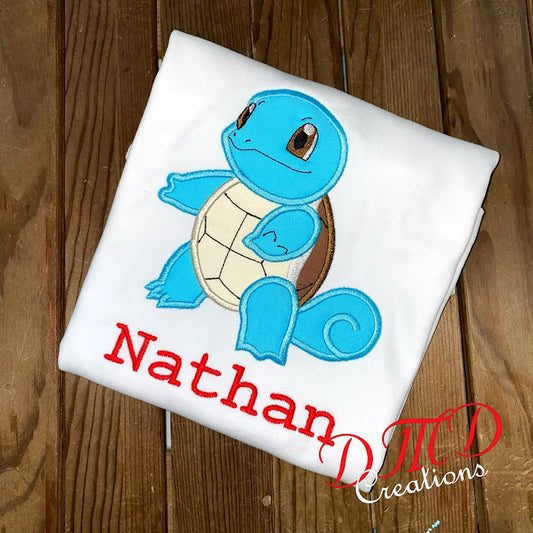 Squirtle Birthday Shirt, Pokemon Characters Birthday Shirt