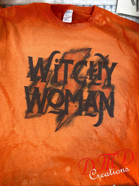 Witchy Woman Sublimation Bleached Shirt
