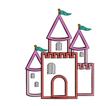 Castle Applique Shirt, Princess Castle shirt, Princess Birthday Shirt - DMDCreations