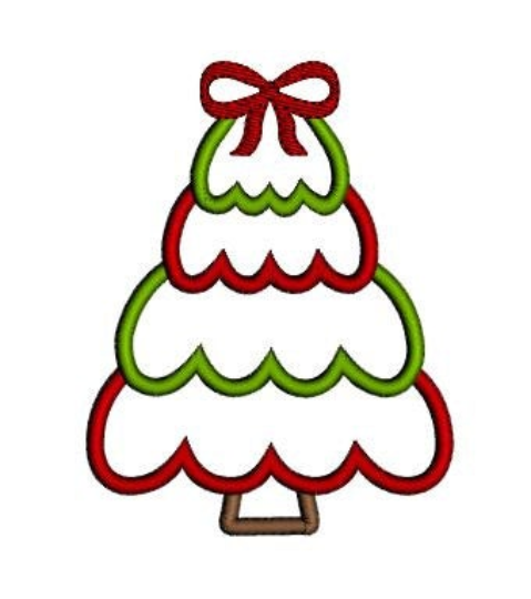 Layered Christmas Tree shirt , Christmas Themed shirt - DMDCreations