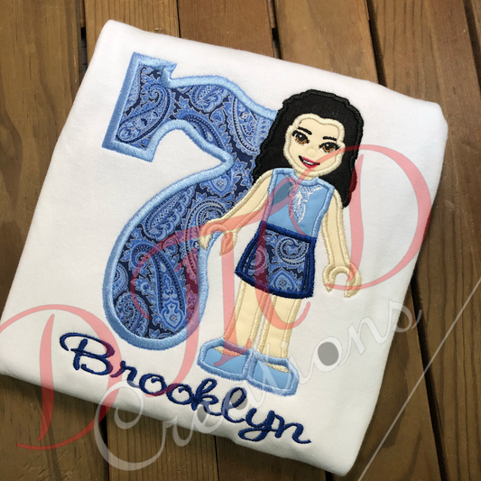 Building Block Friends Birthday Shirt, Lego Friends Birthday - DMDCreations