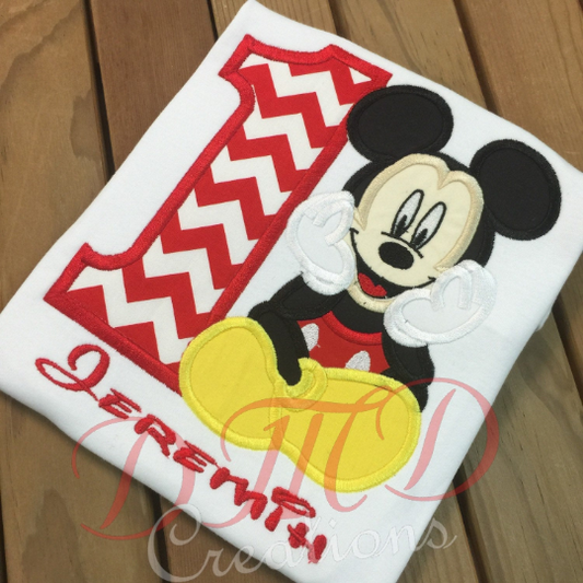 Mickey Mouse Sitting Shirt, Minnie Mouse Sitting Shirt - DMDCreations