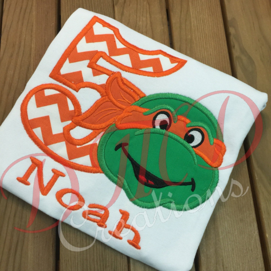 Ninja Turtles Birthday Shirt,  Ninja Turtle Shirt, Ninja Turtle Birthday Shirt - DMDCreations