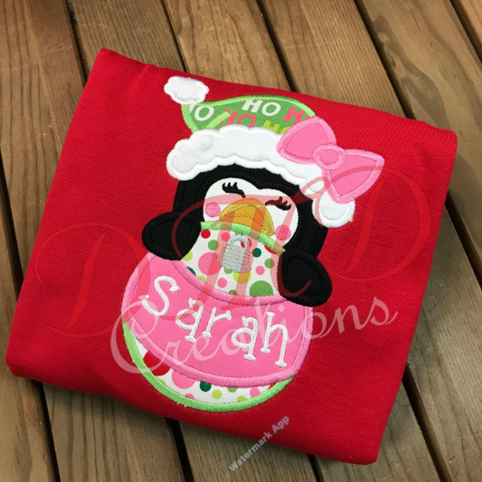 Penguin Peeper shirt, Christmas Themed shirt - DMDCreations