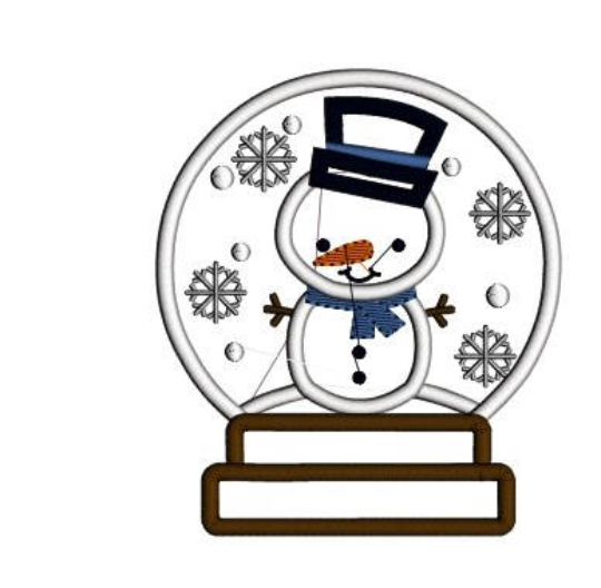 Snow Globe Snowman Shirt , Christmas Themed shirt - DMDCreations
