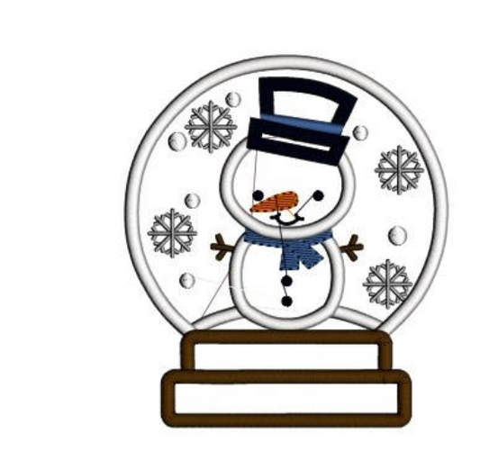 Snow Globe Snowman Shirt , Christmas Themed shirt - DMDCreations