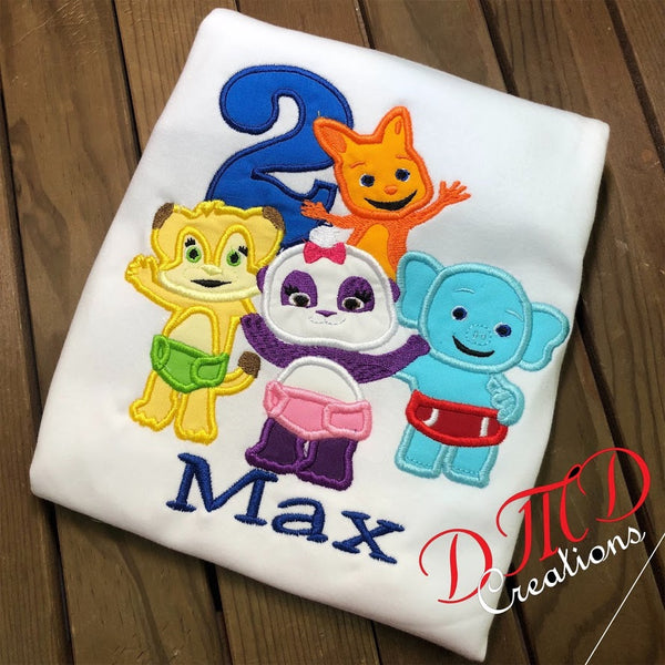 Word Party Birthday Shirt, Word Party Characters Shirt, - DMDCreations