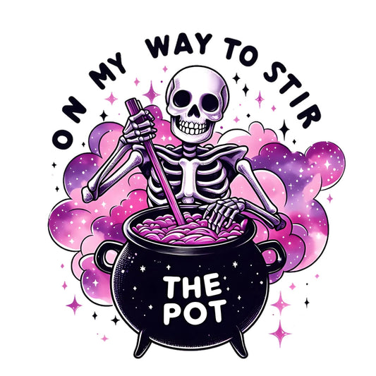 On My Way to Stir the Pot Pink