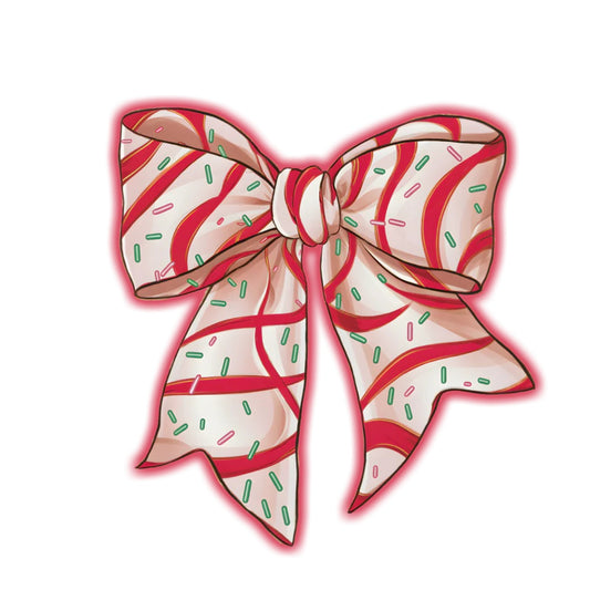 Christmas Tree Cake Bow