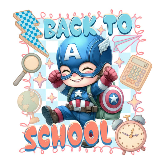 Capt America Back to School 3