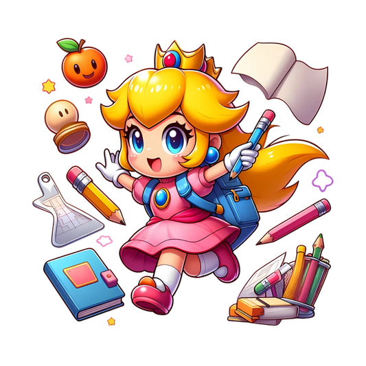 Peach Back to School