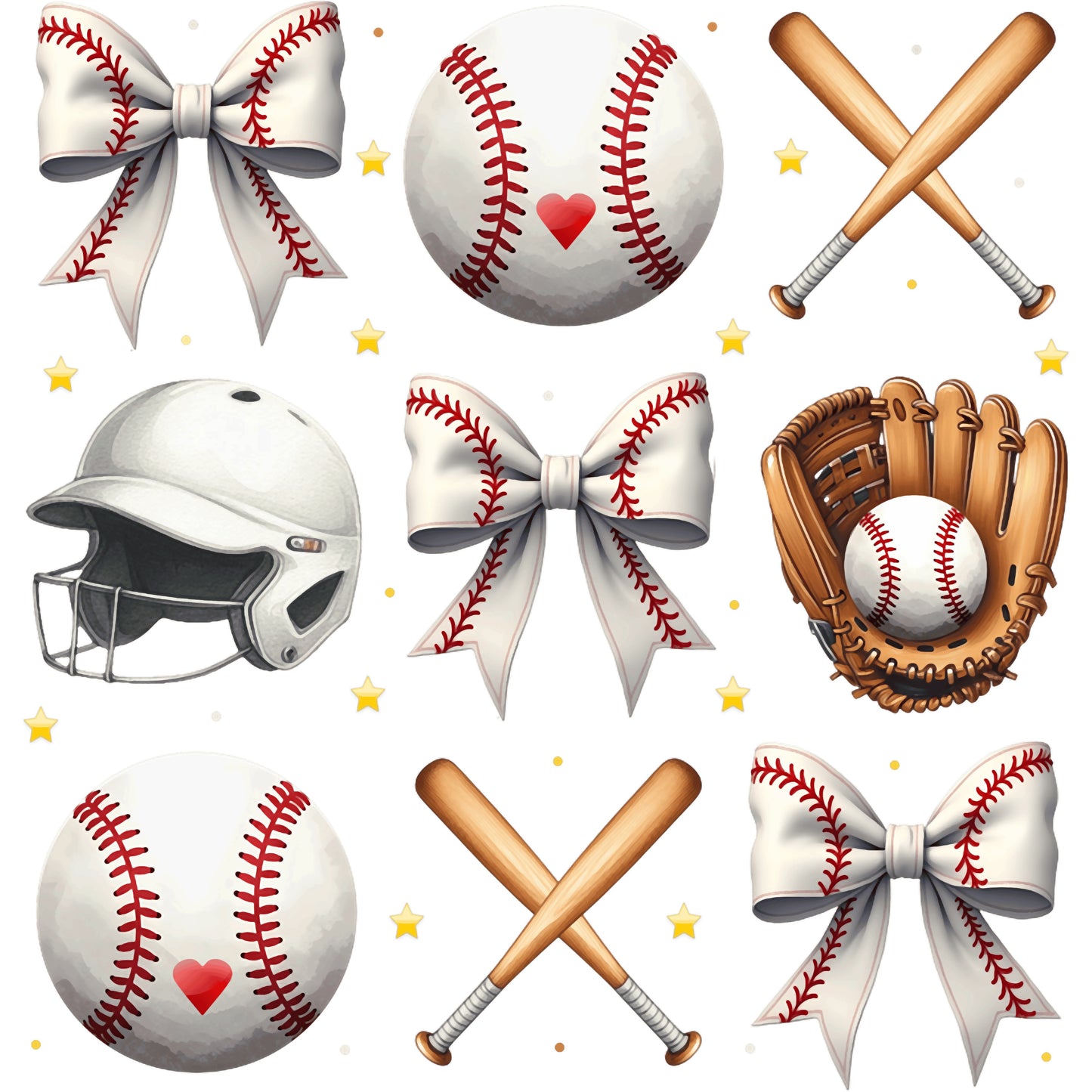 Baseball Glove Helmet bow