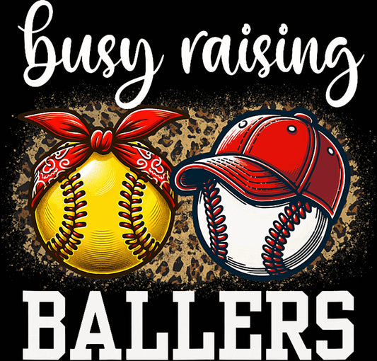 Busy Raising Ballers Soft & Baseball