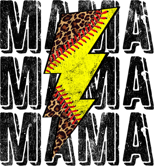 Retro Mama lightening Bolt