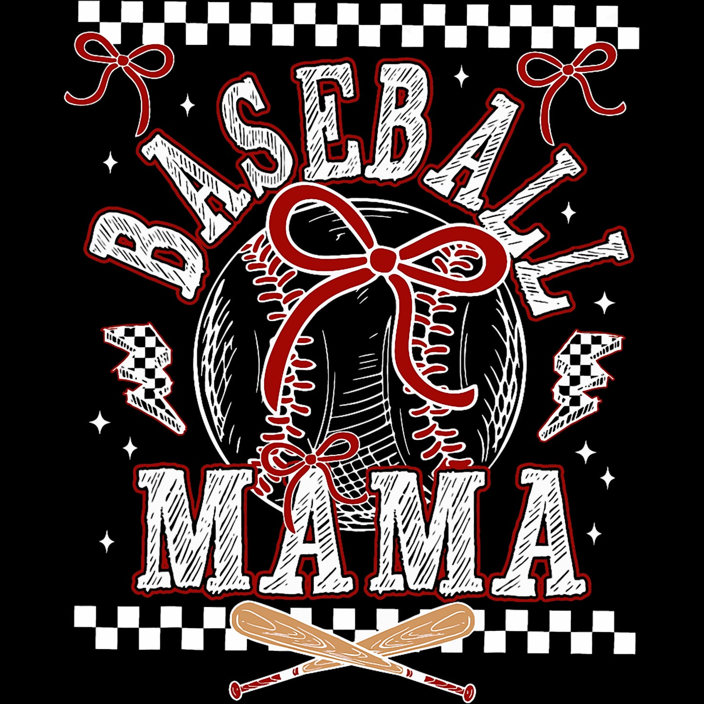 Retro Baseball Mama