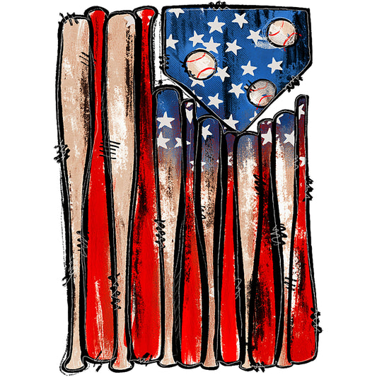 Baseball Bat Make Flag