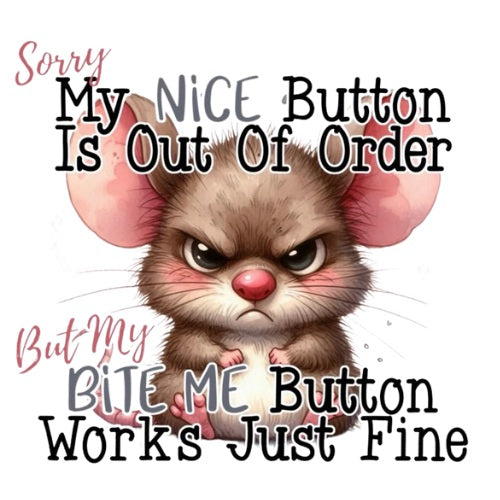 My Nice Button is out of order
