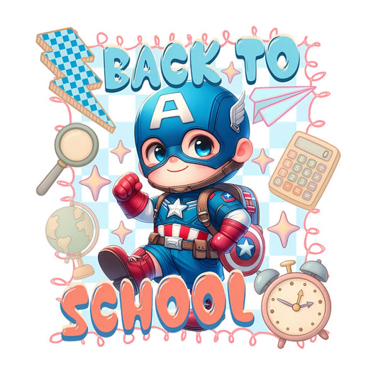 Capt America  Back to School 4