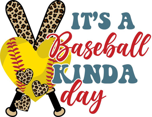 It's A Baseball Kinda of Day