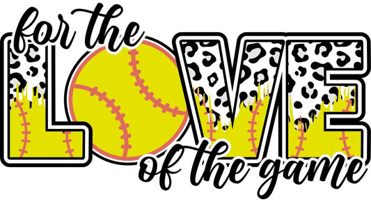 For the love of the game gray leopard