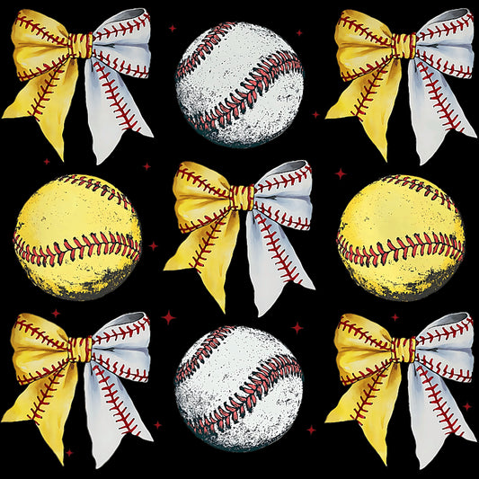 Softball Baseball Bows