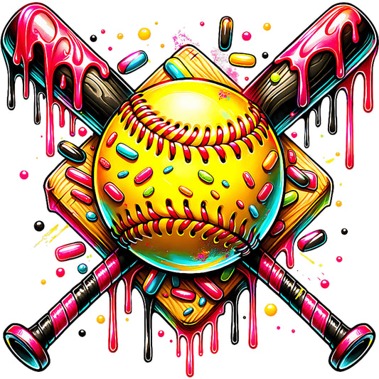 Bats Softball Sprinkles