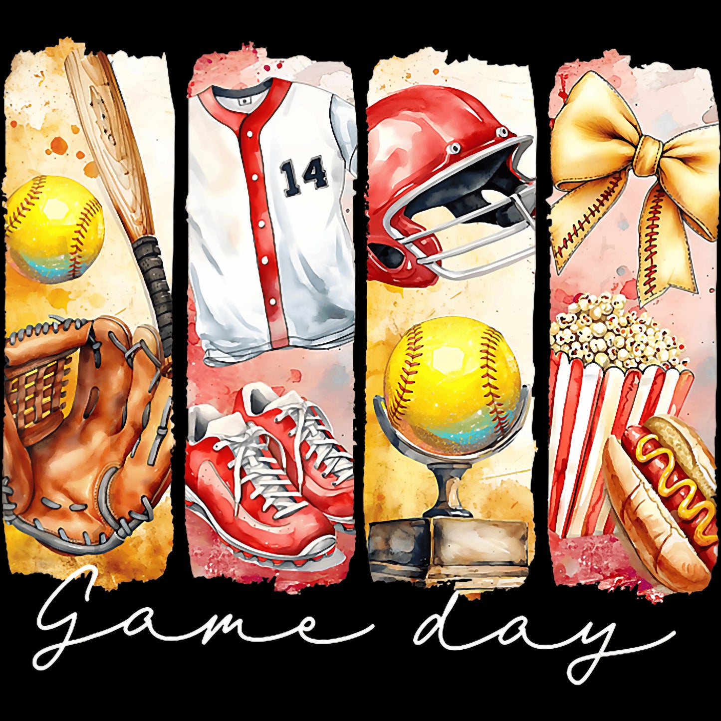 Game Day Softball Blocks