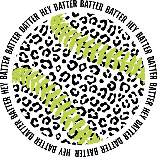 Hey Batter Batter Black lime Green