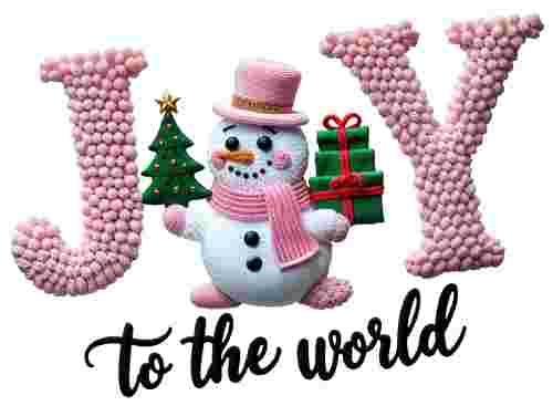 Faux Crochet Joy Snowman