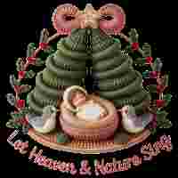 Faux Crochet Let Heaven and Nature Sing