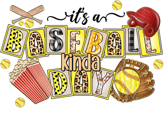 Banner It's a Baseball Kinda day