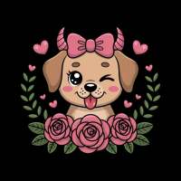 Puppy roses