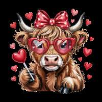 Highland Cow VD 5