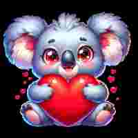 Koala Bear Heart