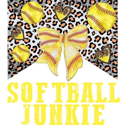 Softball Junkie Yellow