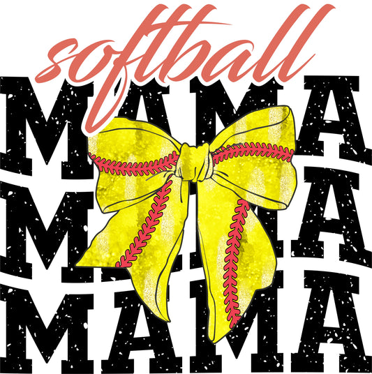 Softball Mam White Speckled