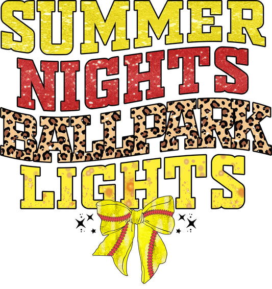 Summer Nights Ballpark lights 2
